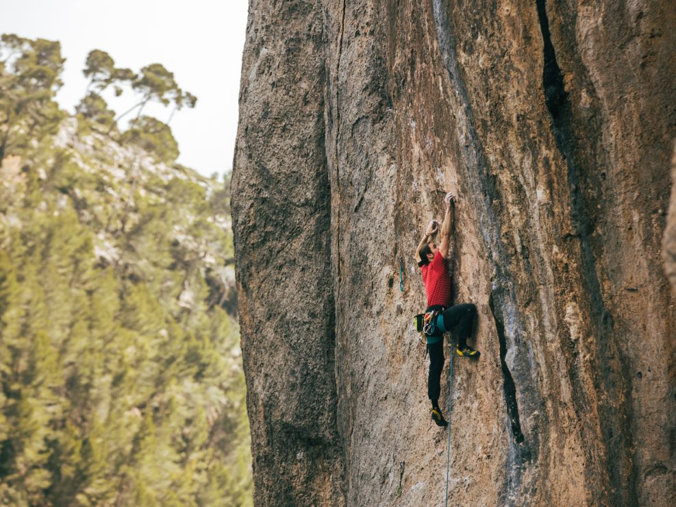 Bittor Esparta escalada en Fragel Mallorca