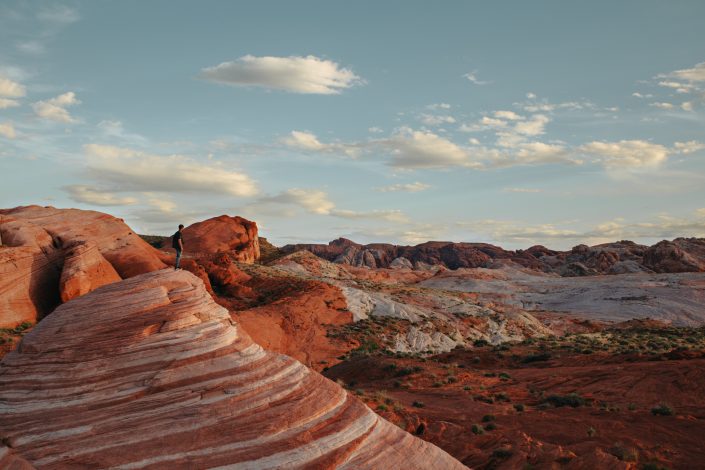 paisaje de Valley of Fire en Estados Unidos