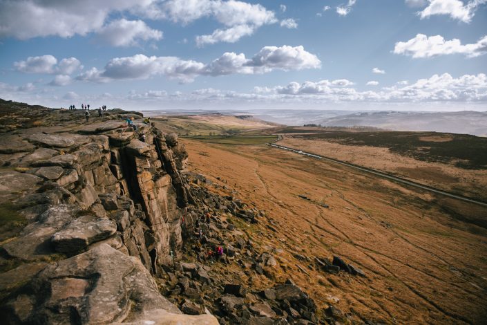 vistas de Stanage en Peak District