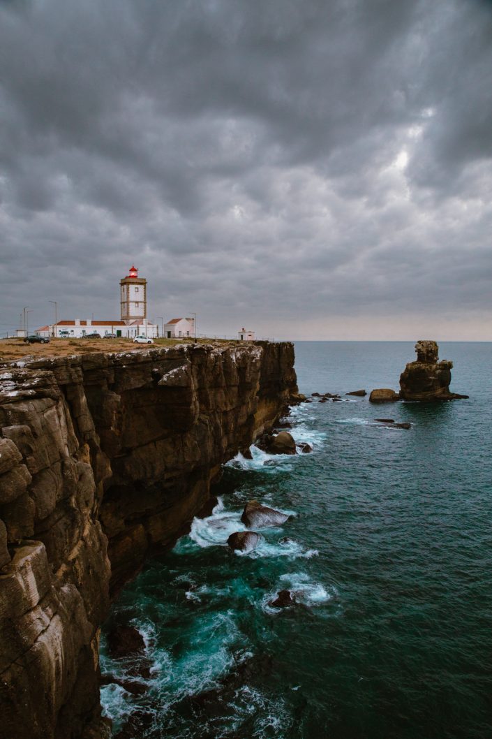 el faro de cabo San Vicente en Algarve Portugal